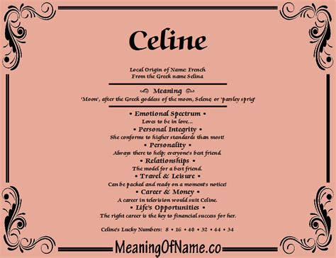 celine definition|how do you spell celine.